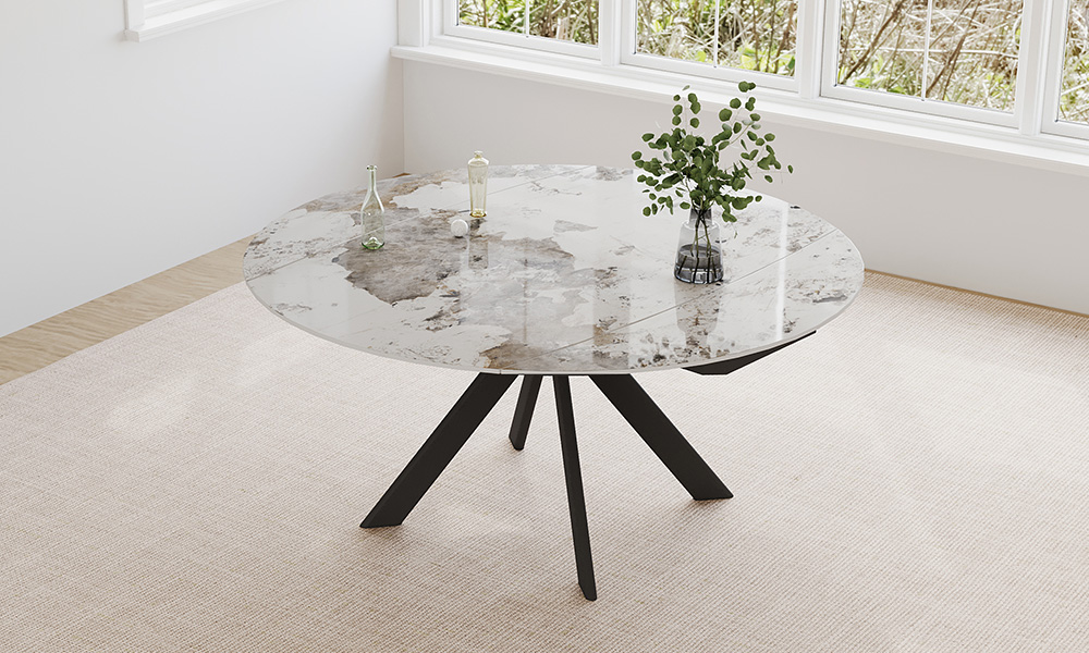 Table de repas céramique